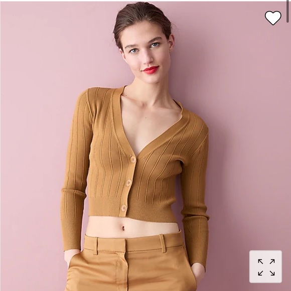 J.Crew Supersculpt V-neck cardigan sweater in black - Picture 7 of 11